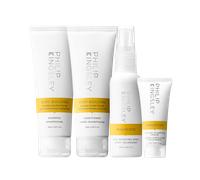 Philip Kingsley | Body-Building Volumizing Collection | Includes Shampoo, Conditioner, Root Boosting Volumizer Spray and Hair Plumping Volume Cream | Lifts Fine, Limp, Flat, Flyaway Hair | Set Of 4