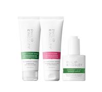 Philip Kingsley | Healthy Hair and Scalp Starter Kit | Includes Elasticizer Deep-Conditioning Hair Mask Repair Treatment, Flaky/Itchy Scalp Anti-Dandruff Shampoo, and Overnight Scalp Barrier Serum