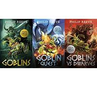 philip reeve goblins series 3 books collection set - (goblins,goblins vs dwarves,goblin quest)