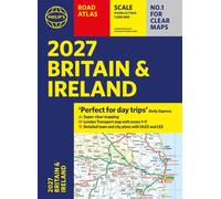 Philip’s 2027 Road Atlas Britain & Ireland Paperback A4 : Super-clear mapping