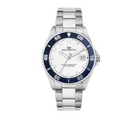 Philip Watch Men's Watch in Steel, Time, Date, Analog, 42 mm, Caribe Sport Collection, Gift for Dad - R8253597121