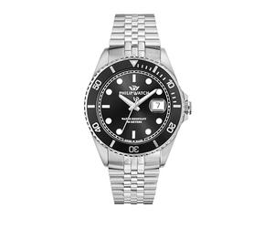 Philip Watch Men's Watch, Time, Date, Analog, 42 mm, Caribe Sport Collection, Men's Gift Ideas