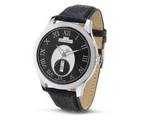 Philip Watch R8251100025 Men's Analog Quartz Watch with Black Leather Strap