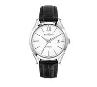 Philip Watch Roma Men's Watch White Made of Steel, Leather - R8221217005