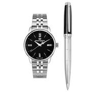 Philip Watch Special Pack Men's Watch and Pen, Time and Date, Analog, Waterproof, Anniversary Collection - R8253150043