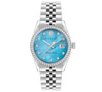 Philipp Plein , Date Superlative Silver Watch ,Gray female, Sizes: ONE SIZE