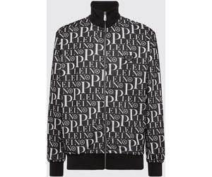 PHILIPP PLEIN Cotton-Blend Turtleneck Sweatshirt with Hexagon Logo - Size: L - male