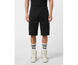 PHILIPP PLEIN Cotton Cargo Shorts with Multiple Pockets - Size: M - male