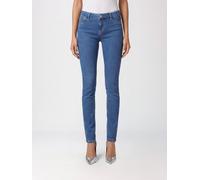 PHILIPP PLEIN Cropped Skinny Stretch Denim Jeans with Hexagon Logo - Size: 28 - female