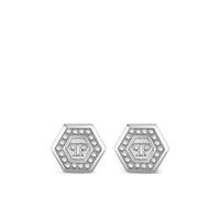 Philipp Plein crystal legacy earrings - Silver One Size