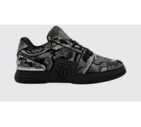 PHILIPP PLEIN Crystal Royal Street Leather Trainers with Embroidered Crystals - Size: 36 - male