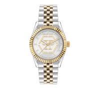 Philipp Plein Women's Watch Analogue Quartz Date Superlative Stainless Steel, Two-tone / silver-gold - Pw2ba0323, Bracelet