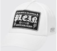 PHILIPP PLEIN Embroidered Logo Cotton Baseball Cap with Rigid Visor - Size: OS - male