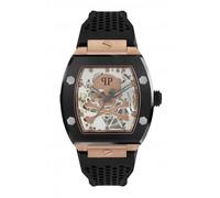 Philipp Plein Gents High-Conic The $Keleton Automatic Watch - Stainless Steel / Brass