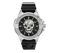 Philipp Plein Gents High-Conic The $Kull Black Watch PWAAA0121 - - Stainless Steel / Brass