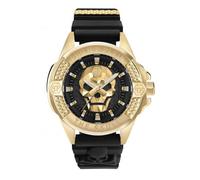 Philipp Plein Gents High-Conic The $Kull Black Watch PWAAA0221 - - Stainless Steel / Brass