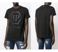 Philipp Plein Gold Cut Limited Edition Logo Shirt Round Neck T-Shirt Top New L