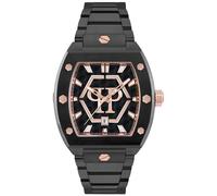 Philipp Plein Men's Watch Analogue Quartz The Hexagon Phantom Stainless Steel, Black-Pwpua1025