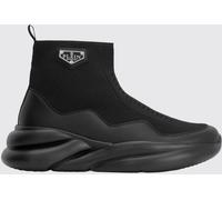 PHILIPP PLEIN High-Top Slip-On Knit Sneakers with Sock Ankle - Size: 47 - male