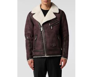 PHILIPP PLEIN Jacket Men color Brown - Size: 4XL - male