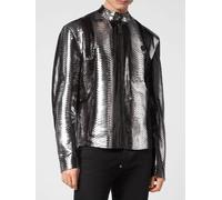 PHILIPP PLEIN Jacket Men color Silver - Size: 3XL - male
