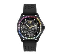 Philipp Plein $keleton $pectre Crystal Silver Dial Automatic Men's Watch PWRAA1023