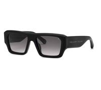 Philipp Plein Man Philipp Plein SPP144 PLEIN STARLIGHT 703 Sunglasses Acetate Black Smoke Squared Normal Nuanced