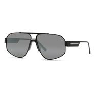 Philipp Plein Man SPP106M PLEIN ROCK SUPERHEROLEIN 541X Sunglasses Metal Black Smoke Geometric Normal Mirror