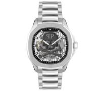 Philipp Plein , Skeleton Spectre Automatic Men's Watch ,Gray male, Sizes: ONE SIZE