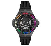 Philipp Plein Black Mens Analogue Watch Plein $keleton Royal PWPFA0424