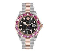 Philipp Plein Men Analogue Quartz Watch GMT-I Challenger Baguettes