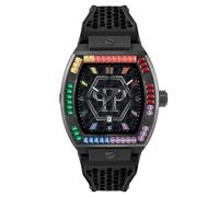 Philipp Plein Men's Analogue Quarz Watch with Silicone Strap PWPUA0324
