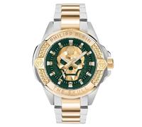 Gents Skull Green Watch by Philipp Plein - Stainless Steel / Mineral