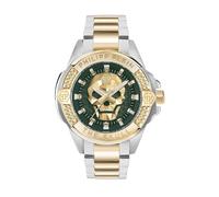 Gents Skull Green Watch by Philipp Plein - Stainless Steel / Mineral