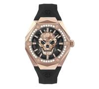 Philipp Plein Men's Analogue Quarz Watch with Silicone Strap PWPWA0424