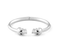 Philipp Plein Men Bracelet Bangle Stainless Steel Silver 3D SKULL PJ8AA05BS