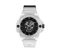 Philipp Plein , The $kull Synthetic Men's Watch ,White male, Sizes: ONE SIZE