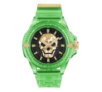 Philipp Plein Mens Analog Quartz KULL SCUBA DUBA Edition Watch Green 22mm