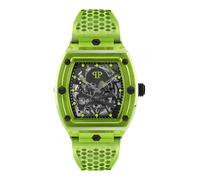 Philipp Plein Men's Analogue Quartz Watch with Plastic Strap PWPTA0124