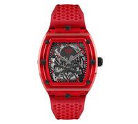 Philipp Plein Men's Analogue Quartz Watch with Plastic Strap PWPTA0224