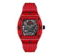 Philipp Plein Men's Analogue Quartz Watch with Plastic Strap PWPTA0224