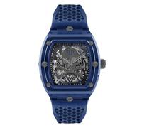 Philipp Plein Men's Analogue Quartz Watch with Plastic Strap PWPTA0324