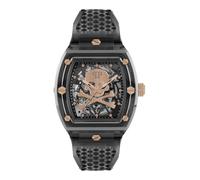 Philipp Plein Men's Analogue Quartz Watch with Plastic Strap PWPTA0424