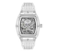 Philipp Plein Men's Analogue Quartz Watch with Plastic Strap PWPTA0524