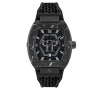 Philipp Plein Men's Analogue Quarz Watch with Silicone Strap PWPUA0624