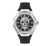 Philipp Plein Men's Analogue Quarz Watch with Silicone Strap PWPWA0124