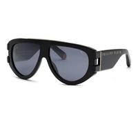 Philipp Plein Men's SPP127M-60700G Shield Sunglasses in Black Philipp Plein Black One Size