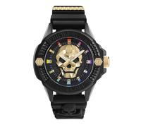 Philipp Plein Men's Watch Analog Quartz THE $KULL ECOCERAMIC PWUBA0223 Silicone