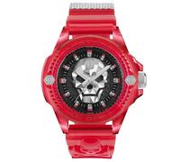 Philipp Plein Men's Watch Analogue Quartz The $Kull Synthetic Silicone