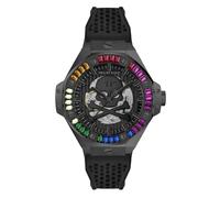 Philipp Plein Black Mens Analogue Watch Plein $keleton Royal PWPFA0424